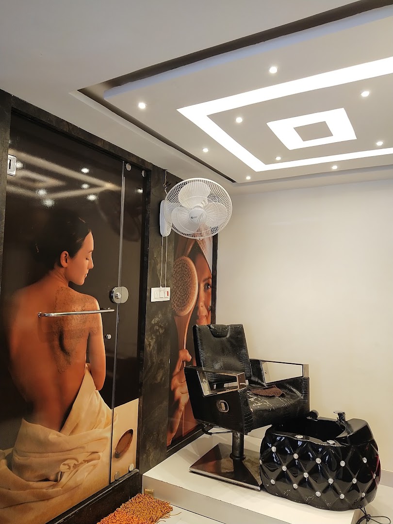 At the salon